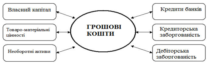 Склад завдань управління грошовими коштами ФГ «Основа-2» Любашівського району Одеськоъ області.