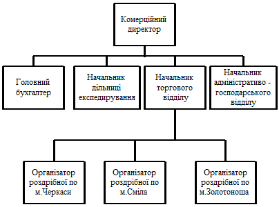 Визначення організаційної структури Центру «Торгпреса».