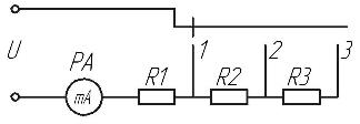 Рисунок 1.1 Схеми електромеханічних вольтметрів.